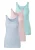 PETITE FLEUR Onderhemd  smoky blue / pastelgroen / pastelroze
