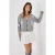 Bloemige V-hals Relaxed Fit Cardigan