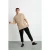 Oversized T-shirt met lange ronde hals