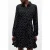 French Connection Polka Dot Swing Dress Black/white