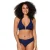 LingaDore voorgevormde halter bikini met textuur donkerblauw