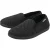 Heren Corduroy Geheugenfoam Volle Slippers Zwart VK 7-12