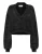 Washed V-Neck Sweatshirt Piercing