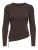 Only Onlmil Ls Asymmetric O-neck Knt T-shirt Lange Mouw Coffee Bean