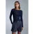 Slim Fit Bootluik Lange Mouw Gebreide Blouse