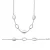 Orphelia Dames 925 Sterling Zilveren Set: Ketting + Armband – Zilver SET-017