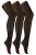Sock Snob – Womens Seamed Panty’s 3 Pack 40 Denier – Zwart / Rood