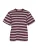 Noisy may Shirt ‘NMEMBER’  grijs / cyclaam / zwart / wit