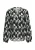s.Oliver Blouse  grijs / donkergrijs / zwart / wit
