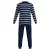 TOM TAILOR Pyjama lang  navy / wit