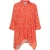 Overhemd met bloemenprint en asymmetrische zoom.