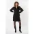 EsQualo Dress Overlap Jacquard Black