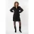 EsQualo Dress Overlap Jacquard Black