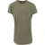 Urban Classics Heren Lang T-Shirt met Omslag (Olijf)