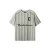 LMTD gestreept T-shirt grijsgroen