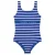 Tommy Hilfiger gestreept badpak met logo blauw/wit