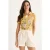 Blouse met Bloemmotief Polo-Shirt