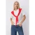 TRENDYOLMİLLA Dames Ecru Effen Kort Oversized T-shirts