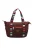 Mindesa Schoudertas  lichtblauw / chocoladebruin / rood / wit