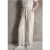Street One Studio Dames Linnen broek met rechte pijpen in Beige