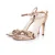 Gucci Neutral gekleurde python sandaal.