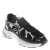Hip leren sneakers met print – zwart/wit