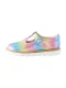 Next Lage schoen  hemelsblauw / neongeel / rosa