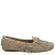 Babouche Hella-173 leren suède mocassins met franjes beige