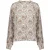 Geisha Blouse Print Blue/wool White
