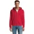 SOLS Heren Spike Full Zip Hoodie (Rood)