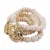 Candy Sweet Jewellery armband met schelp ecru/goudkleurig