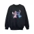 Disney Meisjes Lilo & Stitch Kusjes Sweatshirt (Zwart)