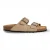 Tamaris herenslippers van zandbeige leer met instapzool.