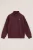 WE Fashion – Jongens sweater met quarter-zip en embroidery – Regular fit – Aubergine – Katoen –