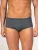 zd ZERO DEFECTS Slip ‘Senior Fly Front Brief’  donkergrijs