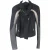 Rick Owens Eliel Paneled Cropped Biker Jacket in Black Leather