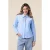 Oltre Shirt With Jewel Embroidery Light Blue