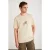 T-shirt met geprint logo en borduursel