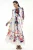 Floral Print Maxi A-Lijn Jurk