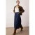 TRENDYOLMİLLA Dames Blauw Effen Maxi Ruchezoom Overslag Rokken