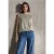 Street One Studio Dames Silk-Look top in Groen