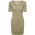 Pieces Nukisa strakke jurk met V-hals voor dames (Thee)