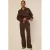 The Lola Club loose fit sweatpant – donkerbruin