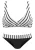 LASCANA Bikini  zwart / wit