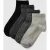 s.Oliver RED LABEL Sokken met labeldetail in een set van 4 paar, model ‘Quarter’