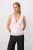 TRENDYOLMİLLA Dames Roze Effen Mouwloos Getailleerd Blouses