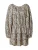 EDITED Jurk ‘Polina’  beige / zwart