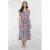 Geisha zomerjurk blauw