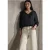 Street One Studio Dames Tuniek met raglan in Zwart