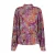 Geisha blouse met print – donkerblauw